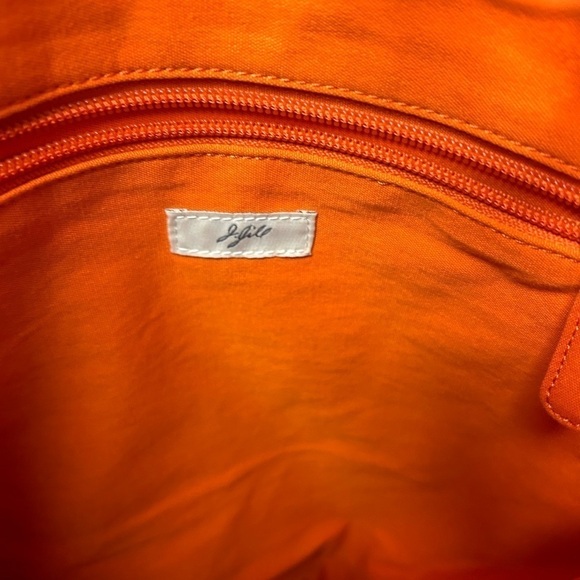 J.Jill pink orange large boho hippie minimalist Tote Shoulder bag - Picture 6 of 9